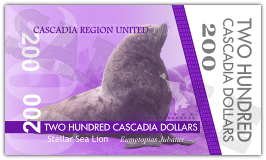 Two Hundred Cascadia Dollars Obverse